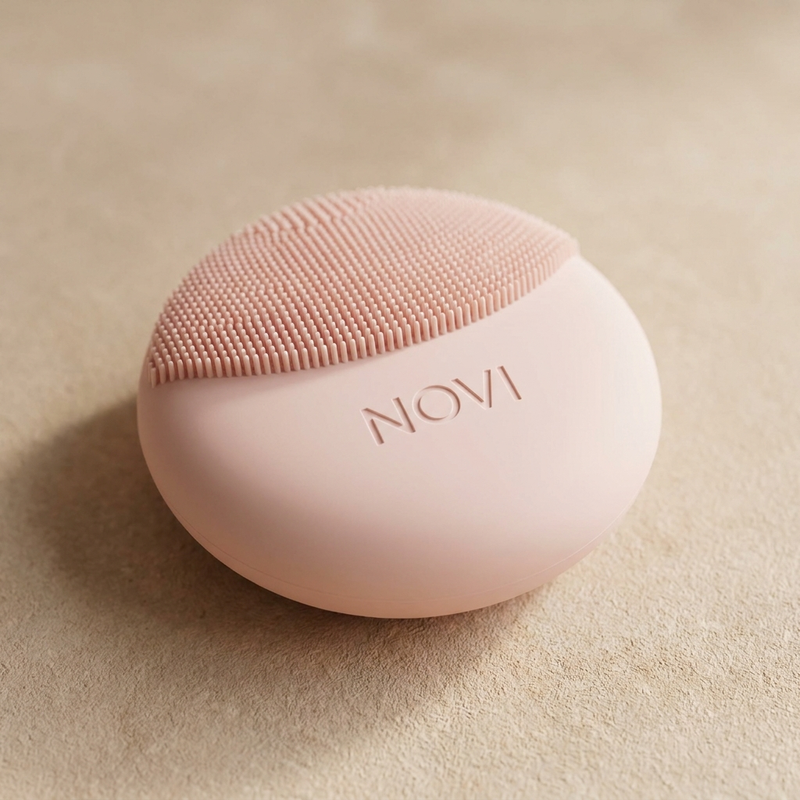 NOVI Cleanse Brush — Soft Silicone Facial Cleansing Brush